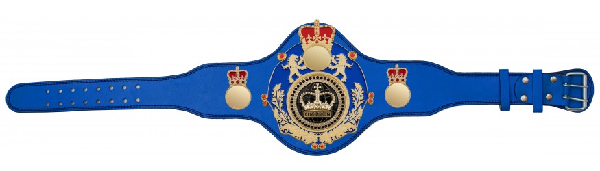 QUEENSBURY PLT LEATHER BLACK CHAMPION CROWN CHAMPIONSHIP BELT - PLTQUEEN/BLUE/G/BLKGEM - AVAILABLE IN 4 COLOURS QUEENSBURY PLT LEATHER BLACK CHAMPION CROWN CHAMPIONSHIP BELT - PLTQUEEN/BLUE/G/BLKGEM - AVAILABLE IN 4 COLOURS